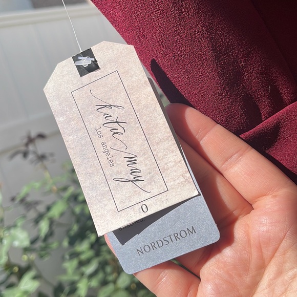 Katie May - Titan Bordeaux One Shoulder Cutout Dress - Bordeaux 0 - Picture 10 of 14